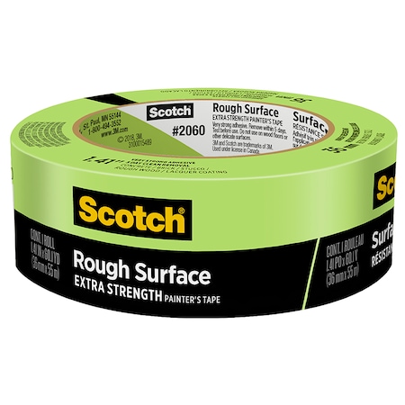 SCOTCH 1.41" x 60 Yds Green Scotch Rough Surface Painter’s Tape 2060-36AP